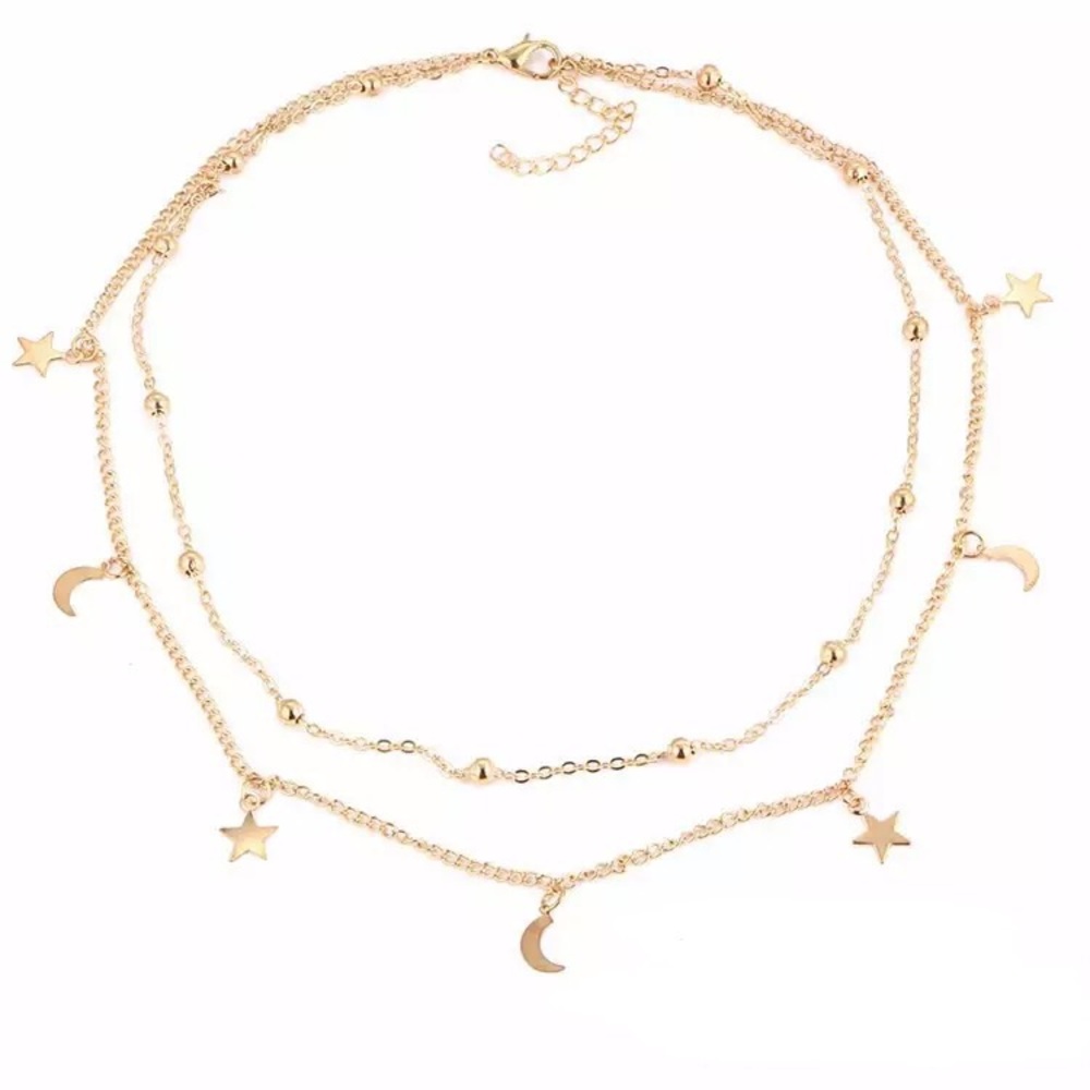 3/$30 ⭐️🌙 Moon and Star Necklace - Picture 3 of 7